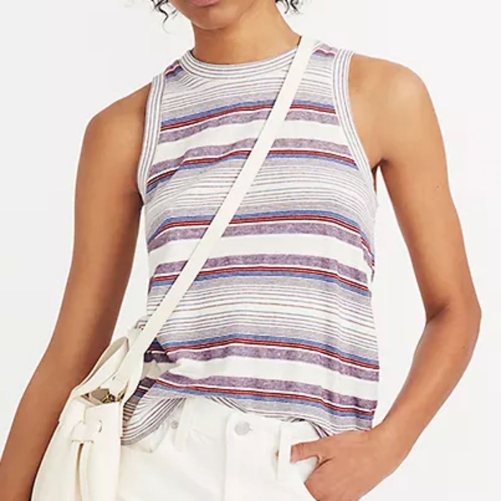 Madewell Carita Stripe Tank Top